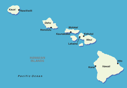 Map of Hawaii